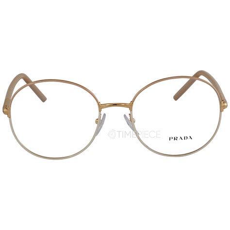 prada 55wv|Prada PR 55WV Round Eyeglasses .